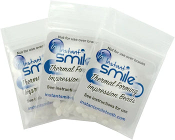 Instant Smile Impression Material - Custom Fitting Beads 15 Pack